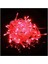 10MT Kırmızı 100 LED Fişli Noel Parti Yılbaşı Ağaç Dekoratif Aydınlatma Lambası Animasyonlu Süsleme 1