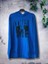 Baskılı Kapüşonlu Swaetshirt (Mavi) 5