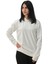 Düz Kapüşonlu Sweatshirt (Beyaz) 1