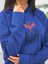 Air Baskılı Kapüşonlu Sweatshirt (Lacivert) 3