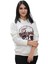 New York Kapüşonlu Sweatshirt (Beyaz-Kırmızı) 1