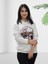 New York Kapüşonlu Sweatshirt (Beyaz-Kırmızı) 2