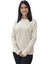Düz Sıfır Yaka Sweatshirt (K. Beyaz) 1