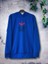 Air Baskılı Kapüşonlu Swaetshirt (Mavi) 4