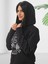 Must Be Baskılı Kapüşonlu Swaetshirt (Siyah) 4