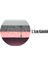 Pembe-Siyah Extra Rahat Plates Yoga Matı 180X60CM 15MM 5