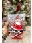 Lüks Yılbaşı Hediyelik Hediye Kutusu 3 Lü Set Kabartmalı Noel Baba Baskılı Yeni Yıl Kış Temalı 3