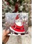 Lüks Yılbaşı Hediyelik Hediye Kutusu 3 Lü Set Kabartmalı Noel Baba Baskılı Yeni Yıl Kış Temalı 4