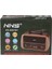 NS-8067 Radyo USB / Tf Kart / Fm Retro Taşınabilir Bluetooth Hoparlör 2
