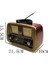 NS-8067 Radyo USB / Tf Kart / Fm Retro Taşınabilir Bluetooth Hoparlör 4