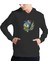 Kadın Tişört Hoodie 3 Iplik Nakış Kalın Pamuklu Kapüşonlu 1