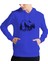 Kadın Tişört Hoodie 3 Iplik Nakış Kalın Pamuklu Kapüşonlu 1