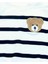 Çizgili Bear Baskılı Erkek Bebek Takım (Lacivert) 2