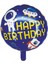 Astronot Konseptli Astronot , Uzay Gemisi , Roket ve Happy Birthday Folyo Balon Doğum Günü Seti 5