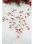 Kırmızı Şeritli Beyaz Plastik Baston Şeker Kamışı 12 cm 6'lı Yılbaşı Ağaç Çam Ağacına Asılan Süs 2