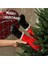 40CM Noel Baba Ayakları Pilli Hareket Eden Çam Ağacına Monte Yılbaşı Süsü (Treeside Kickers Santa) 3