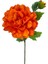Yapay Çiçek Krizantem Orange Turuncu Tek Dal Tomurcuklu 65 x 17 cm Kumaş Çiçek Uzun Dal 2