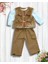 Kız Bebek Aylık Pantolonlu Peluş Yelek Penye Sweat Takım 2