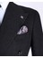 Italyan Stil Slim Fit Kruvaze Erkek Tek Ceket Siyah T13354 5