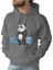 Erkek Tişört Hoodie 3 Iplik Nakış Kalın Pamuklu Kapüşonlu 1