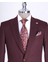 Italyan Stil Slim Fit Sivri Yaka Erkek Ceket Bordo T13238 2