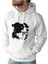 Erkek Tişört Hoodie 3 Iplik Nakış Kalın Pamuklu Kapüşonlu 1