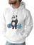 Erkek Tişört Hoodie 3 Iplik Nakış Kalın Pamuklu Kapüşonlu 1