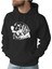 Erkek Tişört Hoodie 3 Iplik Nakış Kalın Pamuklu Kapüşonlu 1