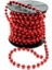 Yılbaşı Süsleme Inci Boncuk Zincir 5 Metre Kırmızı 1
