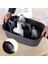Хранение Продукции,2x Plastik Saklama Sepeti Taşınabilir Duş Caddy Tote Organizatör Sepeti Banyo, Yatak Odası, Koyu Gri Için Saplı (Yurt Dışından) 5