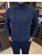 Italyan Stil Slim Fit Balıkçı Yaka Triko Erkek Kazak Lacivert T13224 1