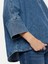 Kadın Oversize Uzun Kot Gömlek - 15332126 3