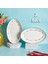 800487 Bone China Porselen Servis Tabağı 2li Sunumluk Kayık Tabak Sunum Seti Yemek Servis Sunum Tabağı 1