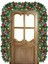 270 cm Yılbaşı Garland Kapı Süsleme 1
