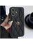Apple iPhone 11 Uyumlu Kılıf Zebana Camellia Deri Kılıf Siyah 1