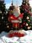 Yılbaşı Ayaklı Noel Baba Balonu Büyük Boy Yılbaşı Süsleri Noel Baba Şekilli Balon 100 cm 1