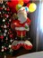 Yılbaşı Ayaklı Noel Baba Balonu Büyük Boy Yılbaşı Süsleri Noel Baba Şekilli Balon 100 cm 4