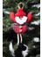Yılbaşı Noel Baba Pelüş Asma Süs Desenli 15CM 2