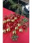 20 Adet Red Gold Dekoratif Parlak Top Ağaç Süsü 3cm 1