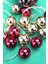 20 Adet Red Gold Dekoratif Parlak Top Ağaç Süsü 3cm 4
