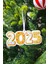 Yılbaşı Ağacı Süsü Kurabiye 2025 Yazılı 1