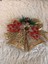 Yılbaşı Gold Fiyonk Kapı ve Ağaç Süsü Plastik 28X23 cm Noel Christmas Yeniyıl Çan Altın 5