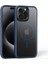 Apple iPhone 15 Pro Max Uyumlu Kılıf Zebana Fros Silikon Kılıf (Kablosuz Şarj Destekli) Lacivert 1