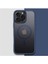 Apple iPhone 15 Pro Max Uyumlu Kılıf Zebana Fros Silikon Kılıf (Kablosuz Şarj Destekli) Lacivert 2
