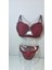 Istiridye Model Sütyen Takımı Bordo 2