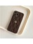 Apple iPhone 16 Pro Uyumlu Kılıf Zebana Camellia Deri Kılıf Kahverengi 2