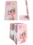 3737 Figürlü 2 Li Kitap Tutucu - Peach 1