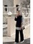 Asel Fashion Line Gömlekli Ikili Takım Siyah 1