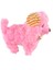 Oyuncak Peluş Köpek Sevimli Köpek Sesli Hareketli Pembe 3