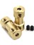 4X6MM Mini Dc Motor Sabit Pirinç Kaplin 4